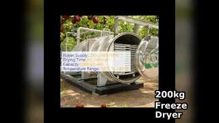 Liofilizador industrial de 200 kg a la venta