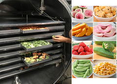 Máquina de secado por congelación y congelación industrial