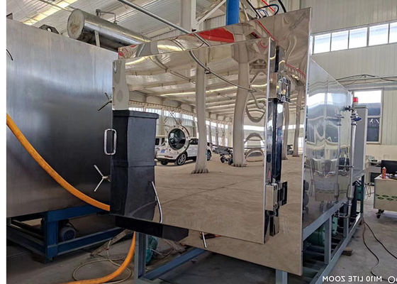 Calentamiento eléctrico industriales alimentos máquina de congelación de vacío fruta seca
