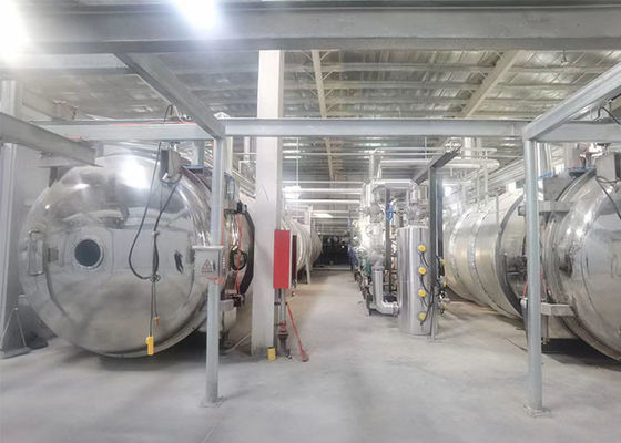 300 kg/partido Máquina de secado congelado al vacío Refrigeración por aire