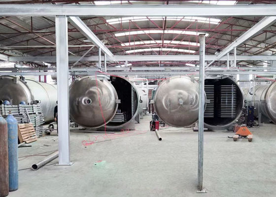 Equipo de congelación para secado industrial con vacío de alimentos de 100 kg a 200 kg
