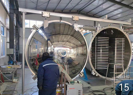 Productos alimenticios Vacuo Industrial Equipo de congelación y secado Frutas y verduras Carne
