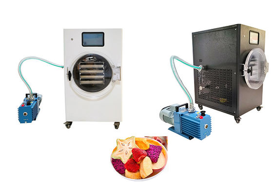 Control PLC 10Kg Secador de congelación para el hogar Rango de temperatura media -50C a 50C