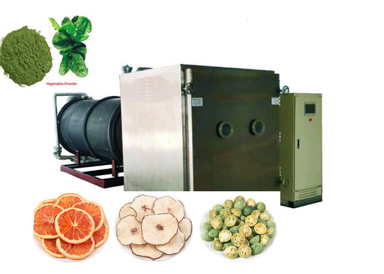 300Kg de gran tamaño de alimentos vegetales secador de congelación de control remoto
