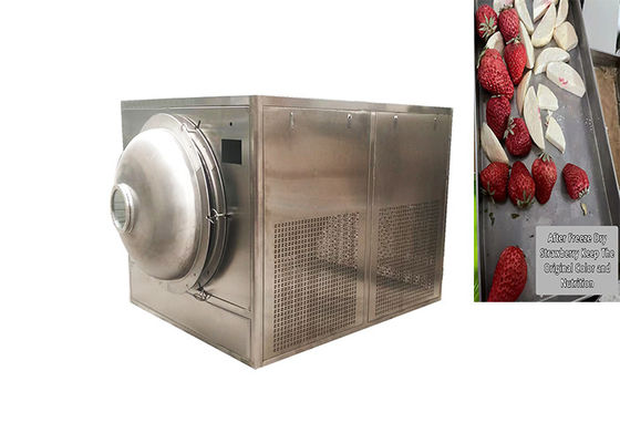 Máquina de secado por congelación al vacío de silicona para vegetales con calefacción eléctrica