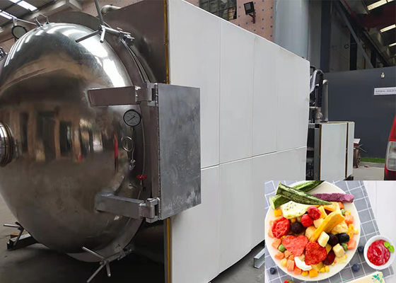 OEM ODM Alimentos aspirador de secador de congelación PLC Control 500 kg/partido