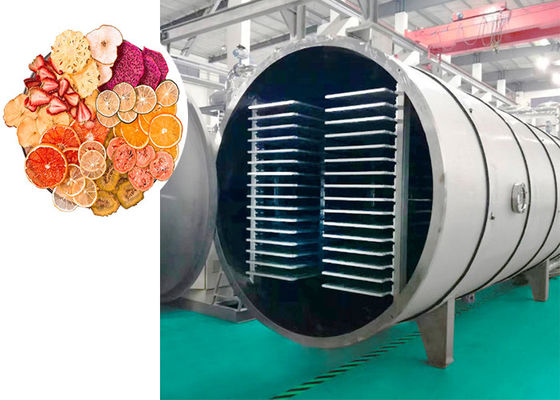 Máquina de secado por congelación industrial controlada por PLC calefacción eléctrica