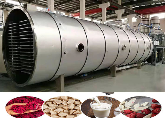 Control por PLC del secador de congelación con vacío de alimentos de gran tamaño 500 kg/partido