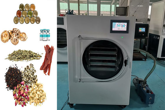 Mini secador de congelación para el hogar compacto con control PLC y capacidad versátil
