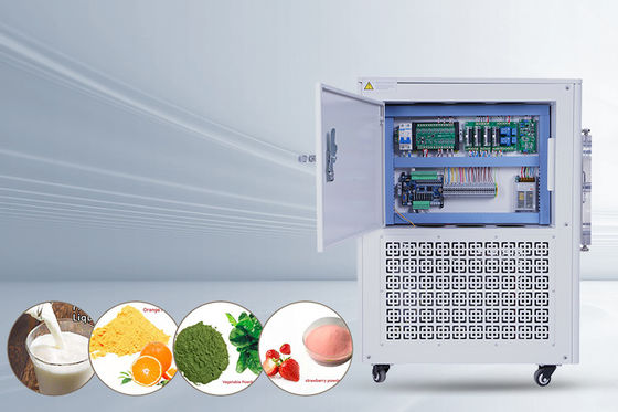 Mini refrigerado por aire secador de congelación casero hecho 10kg / lote calefacción eléctrica