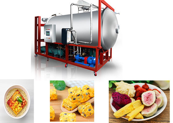 Secador de congelación al vacío para alimentos de grado industrial 300 kg/partido