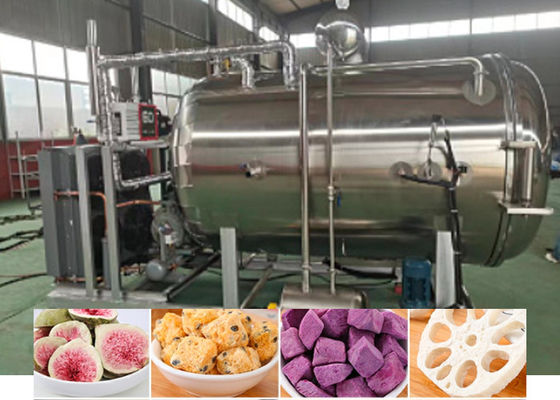 Máquina de congelación a vacío de frutas secas de acero inoxidable 304