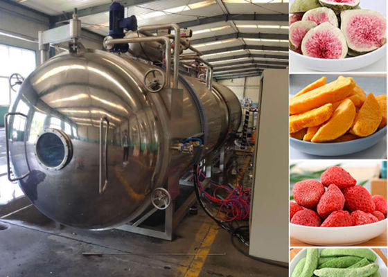 Máquina de secado congelado a vacío de alimentos medianos 100 kg/partido