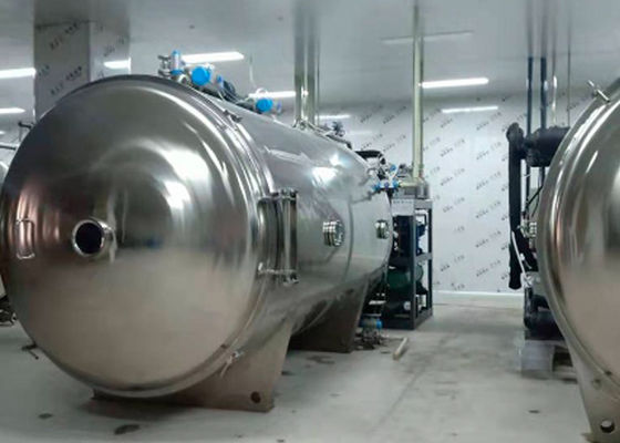 Máquina de secado por congelación industrial de alimentos de 100 kg por lote