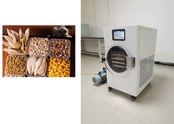 Secador de congelación compacto de acero inoxidable 1600W 90kg Peso 19 ~ 23 horas Ciclo de congelación y secado