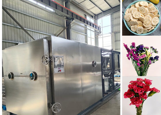 Máquina de secador de congelación de alimentos a vacío de control remoto para diversas aplicaciones