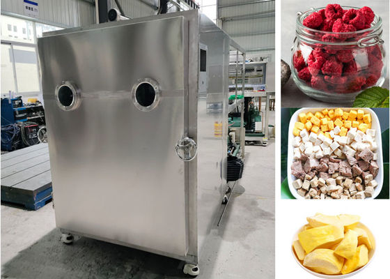 Máquina de congelación de frutas secas de gran tamaño con grado de vacío ≤ 13 Pa