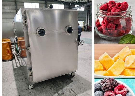 Capacidad de lote de 200 kg Máquina de congelación seca de calefacción eléctrica