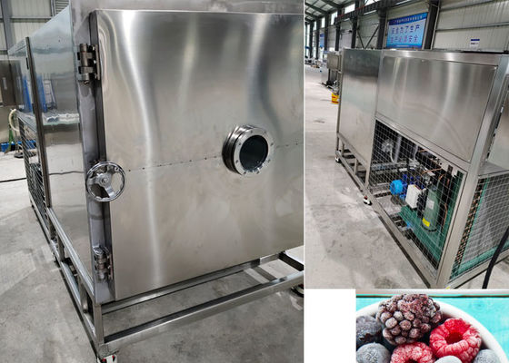 Máquina de secado por congelación con vacío de alimentos para mascotas - Sistema de refrigeración Bitzer
