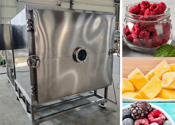 Máquina de secado por congelación industrial con sistema de refrigeración