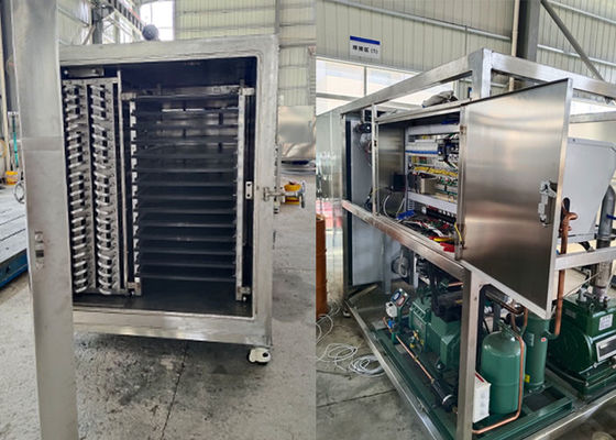 Máquina de secado por congelación con vacío industrial con enfriamiento por aire