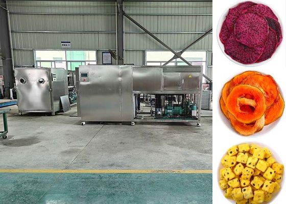 Máquina de secado y congelación de frutas inteligente controlada por PLC