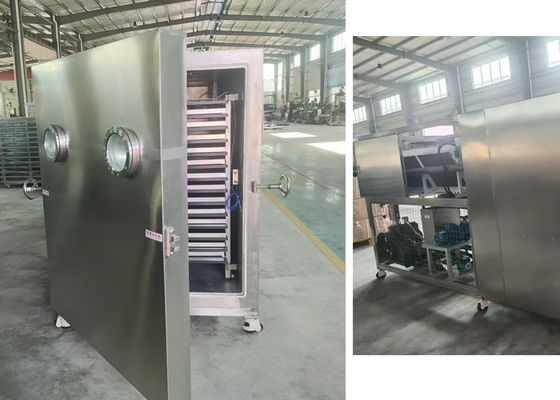 Máquina de secado por congelación inteligente de control PLC con unidad de refrigeración