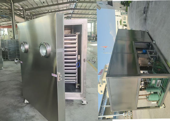 Gran liofilizador industrial con sistema de refrigeración BITZER