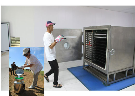 Secador de alimentos refrigerado por aire con sistema de refrigeración Leybold