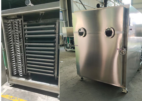 Método de calefacción eléctrica Seca de congelación de alimentos con vacío con potencia de instalación de 65 kW y sistema de control PLC