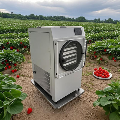 Máquina de secado de congelación para el hogar de vacío pequeño alimentos 10 kg refrigeración por aire