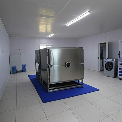 200 kg/partido de alimentos secador de congelación al vacío con unidad de refrigeración Bitzer