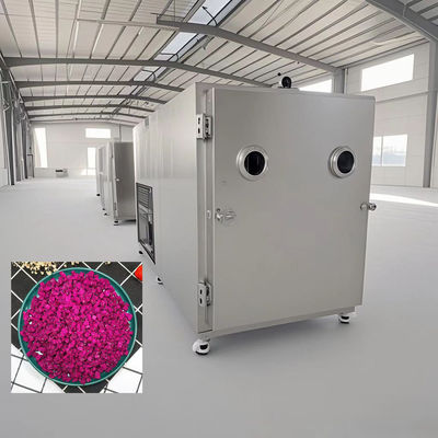 Seca de congelación de alimentos con enfriamiento por aire con vacío Alta eficiencia de refrigeración 100 kg/partido