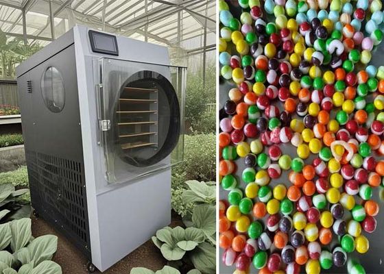 Candies helados 5 bandeja máquina secadora de congelación casera modelo de acero inoxidable