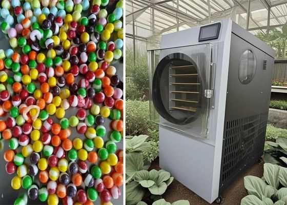 Máquina liofilizadora profesional comercial para el liofilización de frutas y verduras