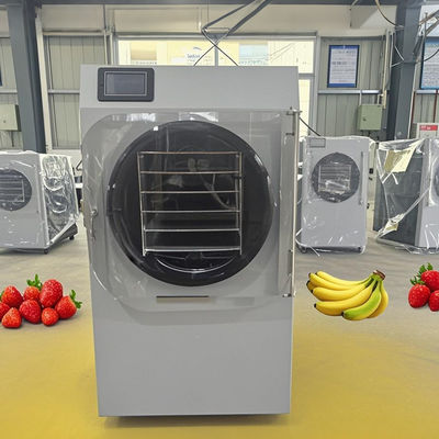 Inovador secador de congelación de alimentos para el hogar pequeño con control de pantalla táctil todo en un mini kit