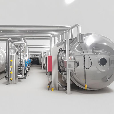 500 kg Máquina de liofilización y secado industrial Liofilizador comercial para alimentos / farmacéuticos