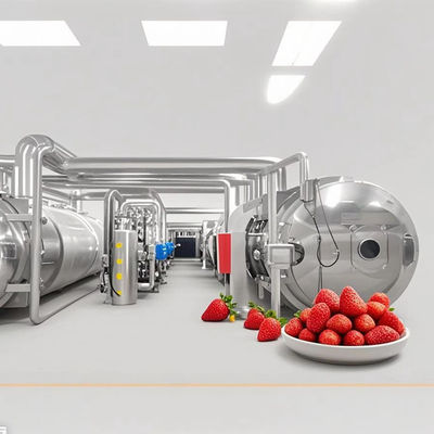 Liofilizador industrial 500 kg Sistema de liofilización continua para secado de hierbas
