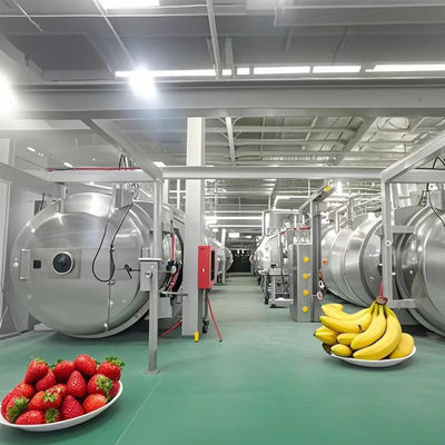 Equipo de liofilización industrial comercial de 1000 kg de capacidad para uso en laboratorio o fábrica