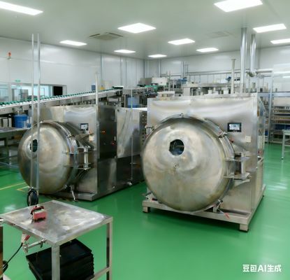 Liofilizadores comerciales preservan nutrientes y sabor para la industria farmacéutica, alimentaria y la retención de sabor de nutrientes. Uso multi-industrial