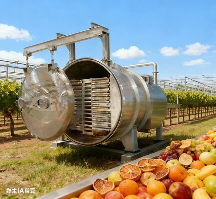 Scale your food preservation. Our large-capacity freeze dryer ensures commercial-grade quality, high throughput, and superior nutrient retention