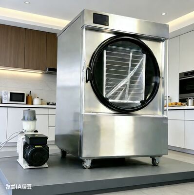 Conservador de alimentos doméstico fácil de usar: Controles sencillos, fácil limpieza – Crea frutas crujientes, comidas instantáneas y suministro de alimentos de emergencia