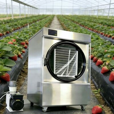 Secadora de congelación doméstica automática para frutas, comidas y golosinas con facilidad de configurar y olvidar