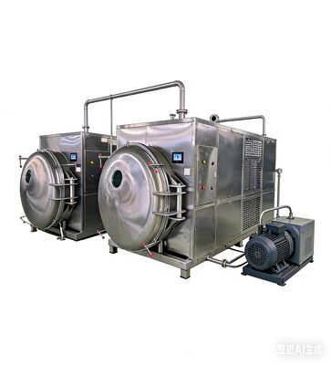 Secador industrial de congelación con modo de operación automático, capacidad de lote de 1000 kg y nivel de vacío inferior a 13 Pa, ideal para uso industrial