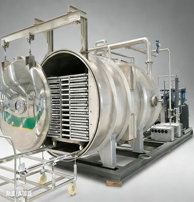 Lograr una calidad superior a escala: Nuestros secadores de congelación industriales de 100 kg conservan perfectamente los ingredientes farmacéuticos, alimenticios y nutracéuticos.