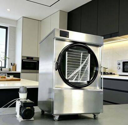 Configurar y olvidar secado por congelación. Secador de congelación automático en casa con sensores inteligentes, 4 bandejas y interior fácil de limpiar