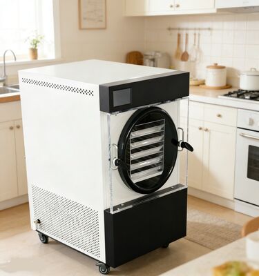 Rendimiento de grado comercial en el hogar. Secador de congelación casero de acero inoxidable con gran capacidad y secado confiable las 24 horas del día, los 7 días de la semana.