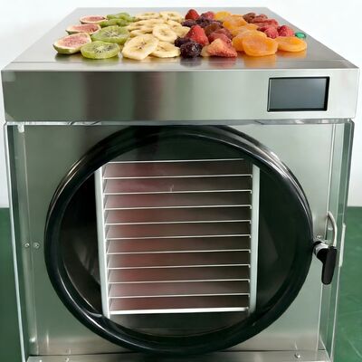 Liofilizadora doméstica con ciclo de 24 a 30 horas, rango de temperatura de -50 a +90 grados Celsius y nivel de ruido inferior a 50 decibelios