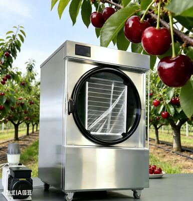 Prueba las fresas de verano en pleno invierno. Nuestra pequeña liofilizadora fácil de usar conserva frutas de temporada en su punto óptimo, comidas completas e incluso helados, sin necesidad de conservantes.