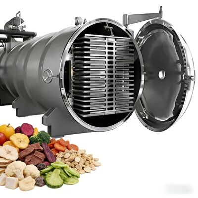 Liofilizadora industrial de 220V380V3PH con unidad de refrigeración BITZER o Leybold y sistema de calefacción eléctrica para garantizar el secado